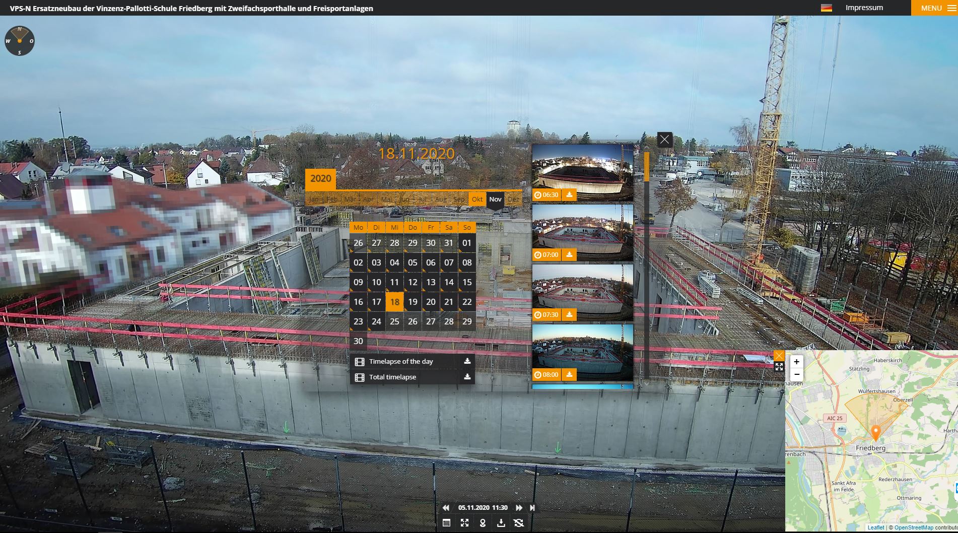 construction cam with PanoCloud Viewer